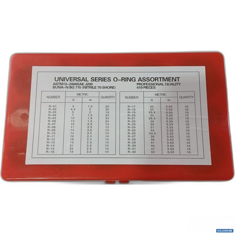 Artikel Nr. 970712: Unive4sal Series Dichtungsringe Set 419-tlg. 