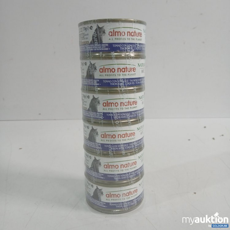 Artikel Nr. 468713 Artikel Nr. 468713: almo nature 6 x 70 g Katzenfutter Thunfisch mit Venusmuscheln