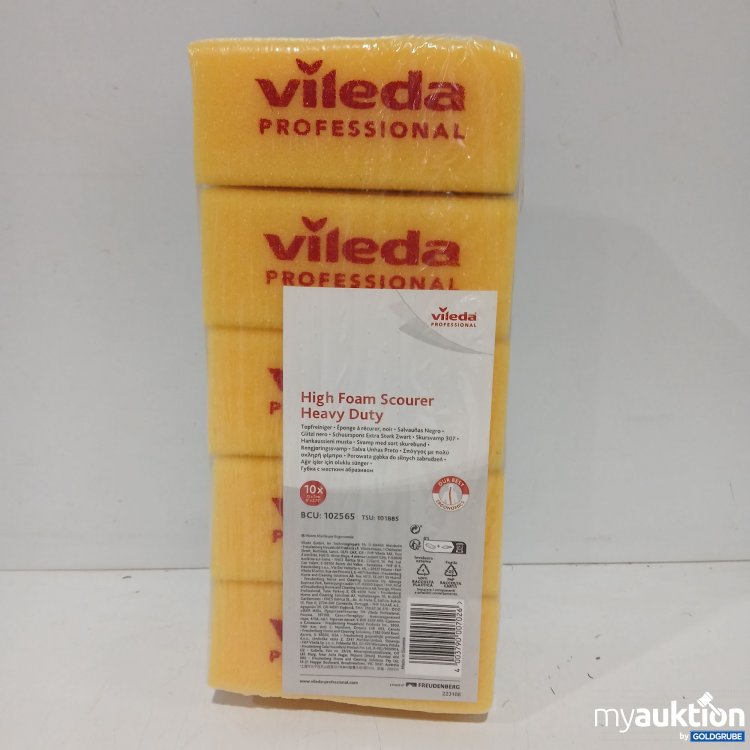 Artikel Nr. 523713: Vileda High Foam Scourer Heavy Duty 10stk 