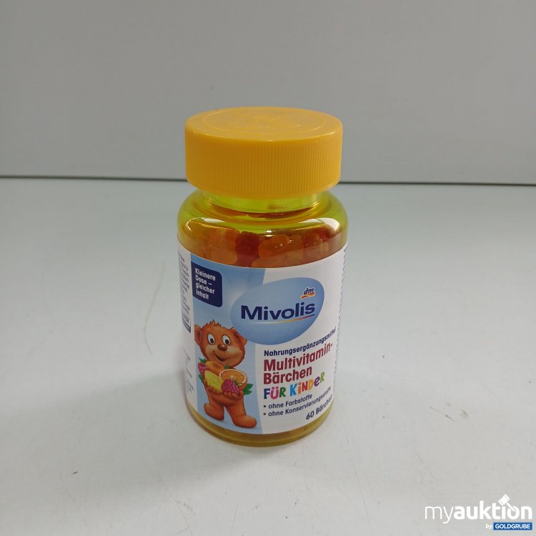 Artikel Nr. 810713 Artikel Nr. 810713: Mivolis Multivitamin-Bärchen für Kinder 120g