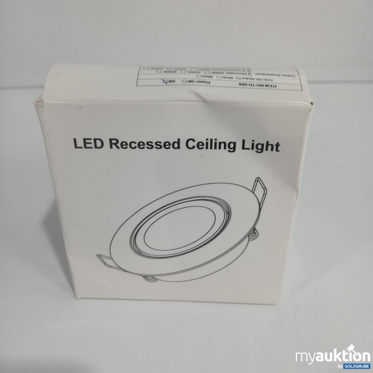 Artikel Nr. 827713 Artikel Nr. 827713: LED Recessed Ceiling Light