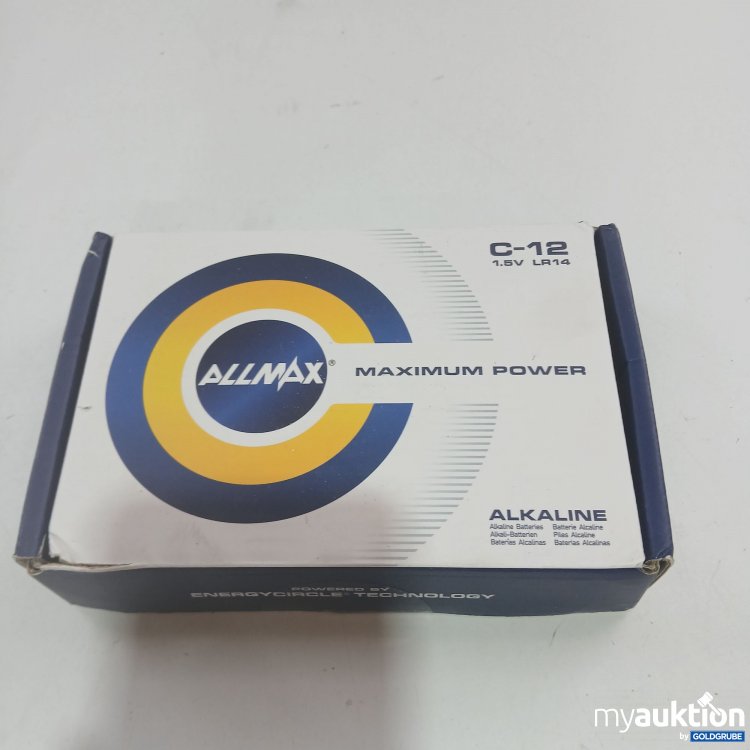 Artikel Nr. 844713 Artikel Nr. 844713: AllMax C-12 1.5V Alkaline LR14