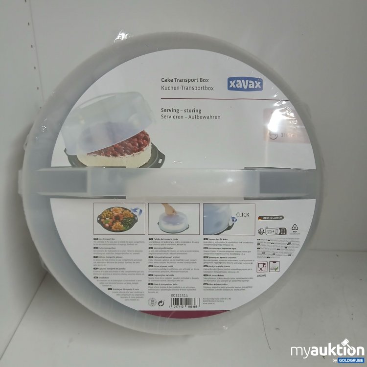 Artikel Nr. 877713 Artikel Nr. 877713: Xavax Kuchen-Transportbox ca.31,5x8cm