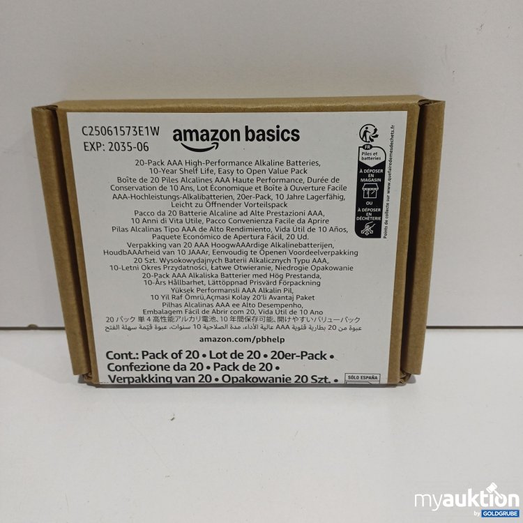 Artikel Nr. 884713: Batterien  20 Stk AAA