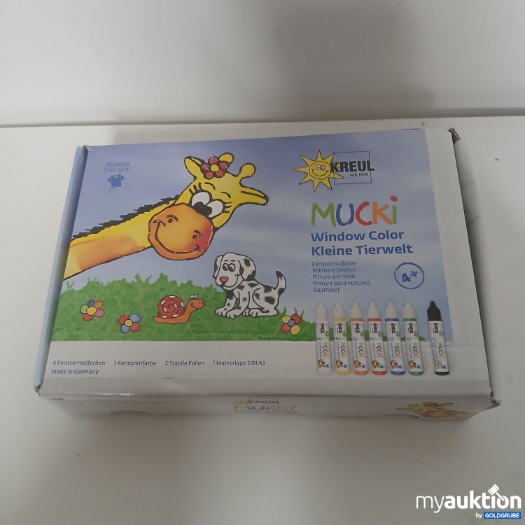 Artikel Nr. 917713: Kreul Mucki Window Color Kleine Tierwelt 6 Fenstermalfarbe