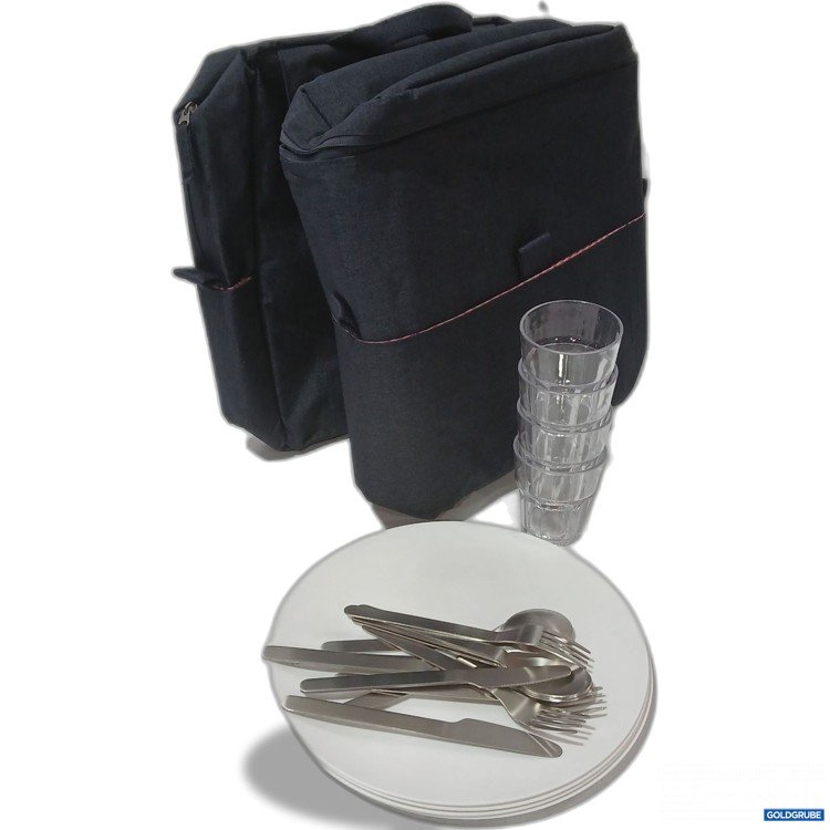 Artikel Nr. 929713: Fahrrad Satteltasche inkl. Picknick Zubehör 