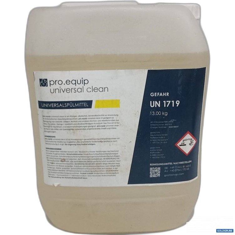 Artikel Nr. 957713: Pro.Equip Universalspülmittel 13.kg 