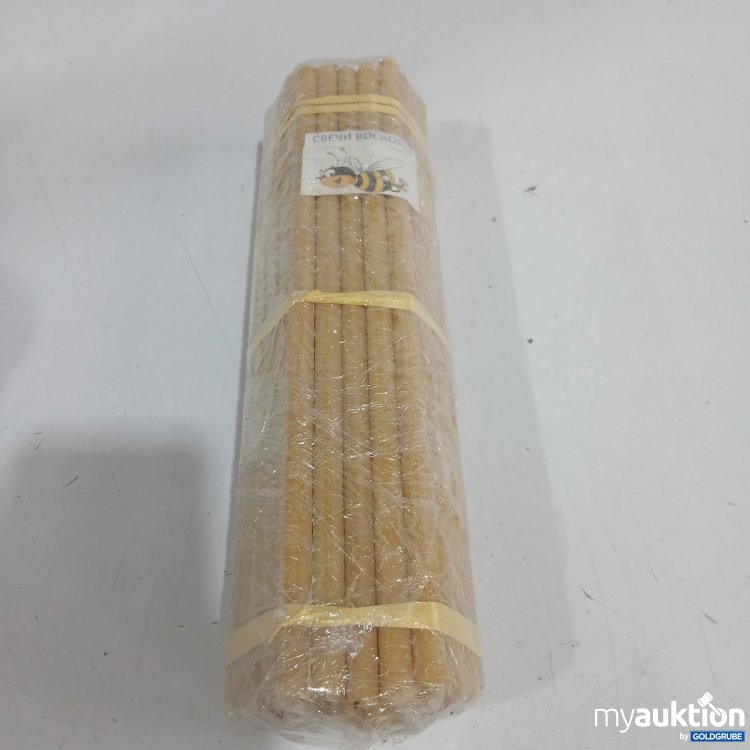 Artikel Nr. 972713: Bienenwachs Stabkerzen ca. 28cm 