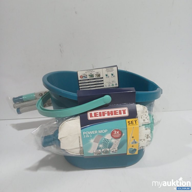 Artikel Nr. 445714: Leifheit Power Mop 3 in 1 Set mit Eimer & Stiel