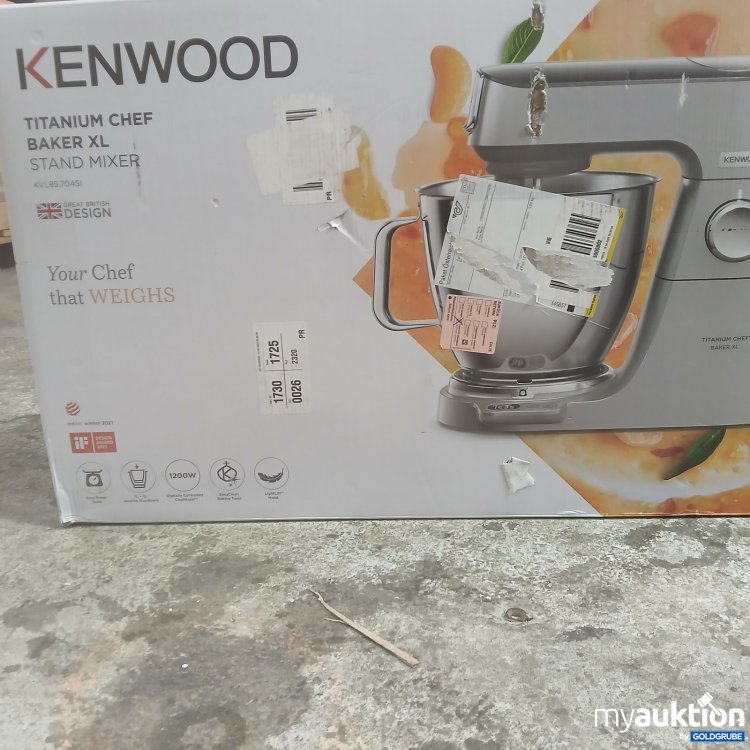 Artikel Nr. 464714: Kenwood Titanium Chef Baker XL Standmixer KVL85.704SI