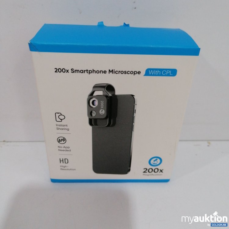 Artikel Nr. 847714: Smartphone Microscope with CPL, 200x Magnification 