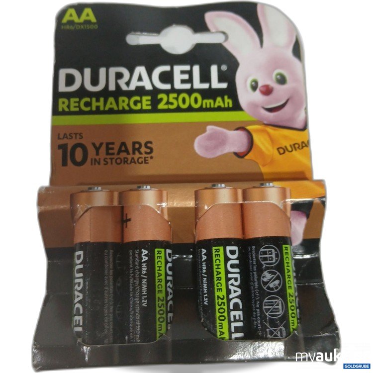 Artikel Nr. 885714: Duracell Recharge 2500mAh AA 4Stk