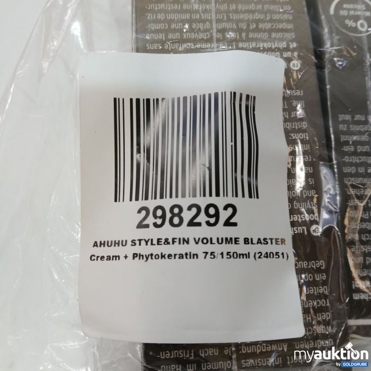Artikel Nr. 918714: ahuhu Volume Blaster Cream 150 ml und 75ml