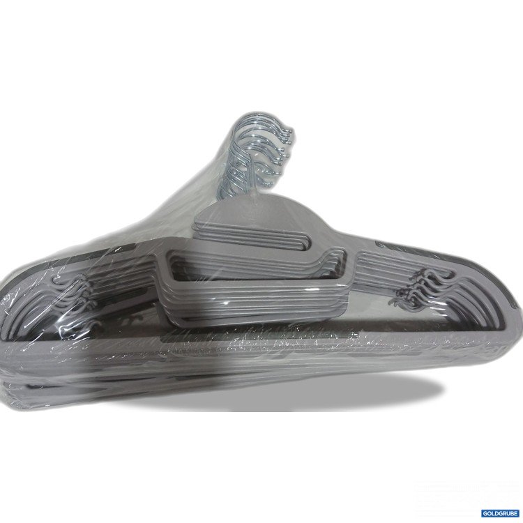 Artikel Nr. 959714: Kleiderbügel aus kunstsoff grau 15Stk