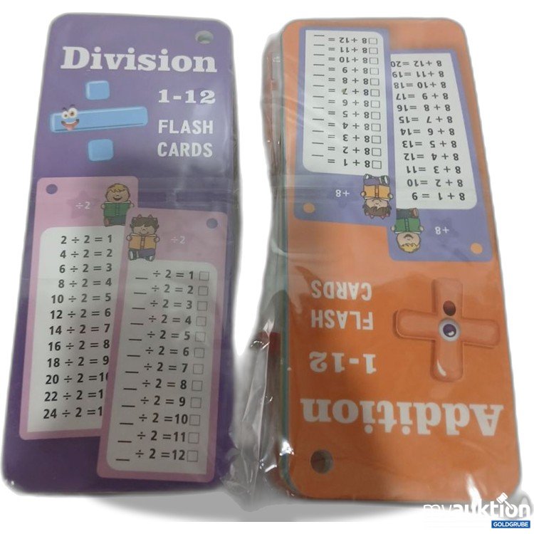 Artikel Nr. 961714: Division 1-12 Flash Cards und Addition 1-12 Flash Cards