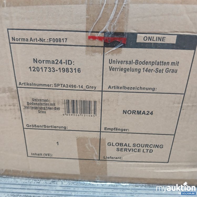 Artikel Nr. 985714 Artikel Nr. 985714: Universal Bodenplatten miz Vettiegelung 14er Set Grau