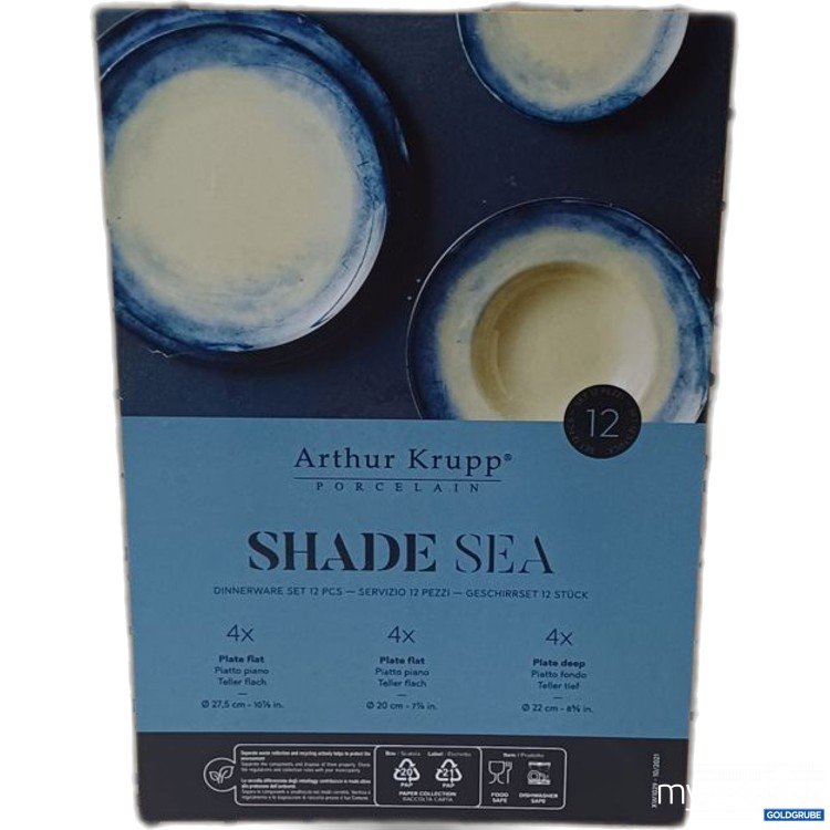 Artikel Nr. 446715 Artikel Nr. 446715: Arthur Krupp Shade Sea Geschirrset 12 Stück