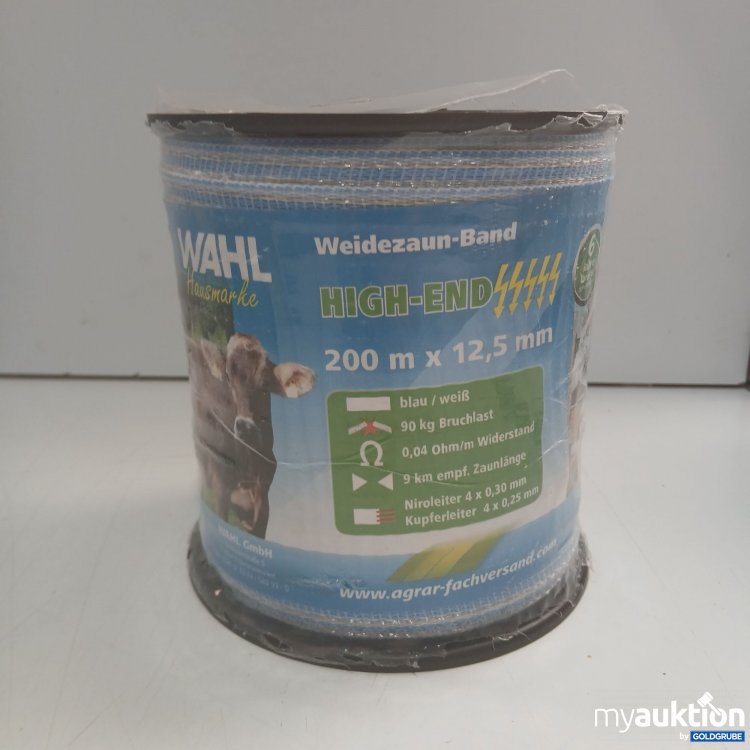 Artikel Nr. 462715: Wahl Hausmarke Weidezaun-Band High-End 200mx12,5mm