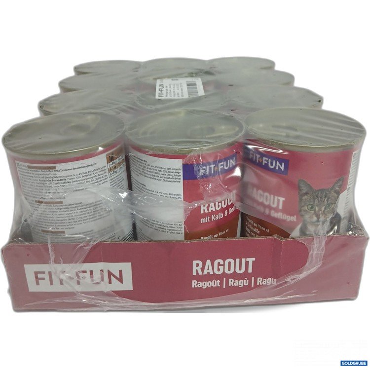 Artikel Nr. 891715: Fit+Fun Katzenfutter Ragout Kalb & Geflügel 12x415g