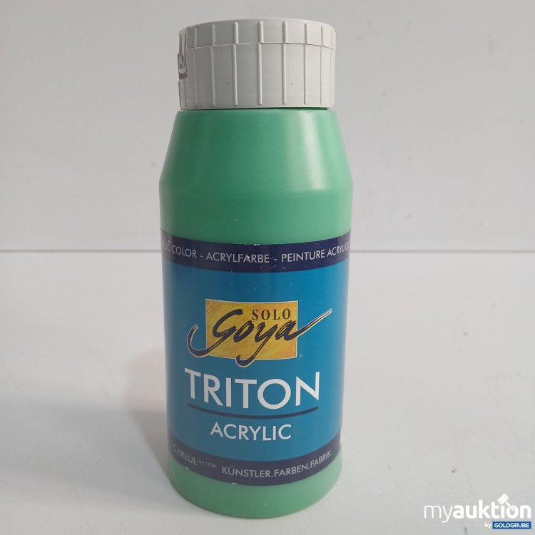 Artikel Nr. 951715: Solo Goya Triton Acrylic Künstlerfarbe 17006 Permanentgrün 750ml 