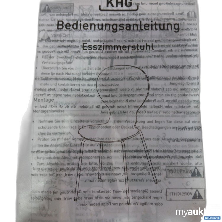 Artikel Nr. 985715 Artikel Nr. 985715: Khg Esszimmerstuhl 5stk