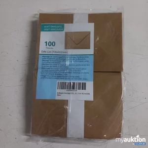 Auktion 100 Kraftpapier-Umschläge DIN C6