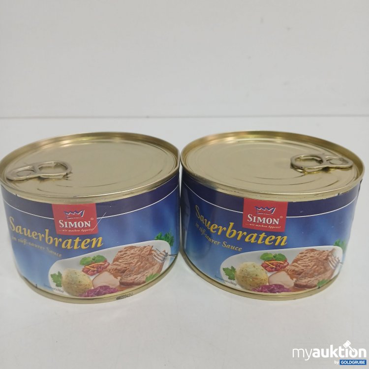 Artikel Nr. 824716 Artikel Nr. 824716: Simon Sauerbraten in süß-sauer Sauce je 400g