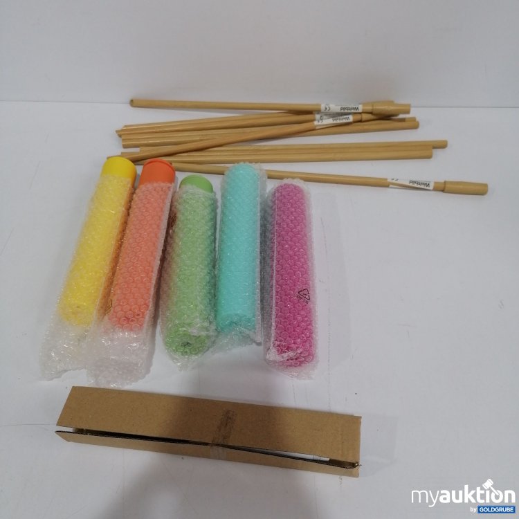 Artikel Nr. 832716 Artikel Nr. 832716: Weltbild Solar Gartenstecker Fackel bunt 5er Set