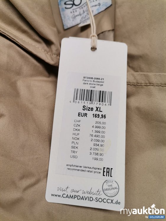 Artikel Nr. 864716: Soccx Trenchcoat 