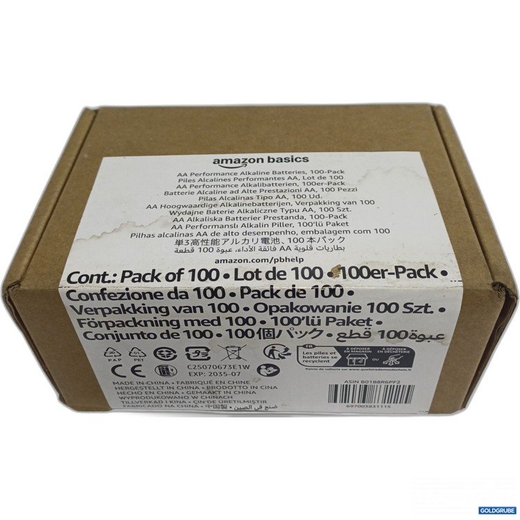 Artikel Nr. 884716: Amazone basics Batterien, AA, 100Stk.