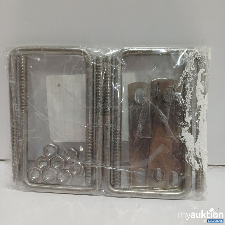 Artikel Nr. 894716: 4 Stk. Bügelschrauben, Muttern und Gegenplatten
