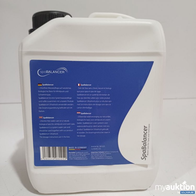 Artikel Nr. 960716: SpaBalancer SpaBalancer Flüssigkeit 2,5L