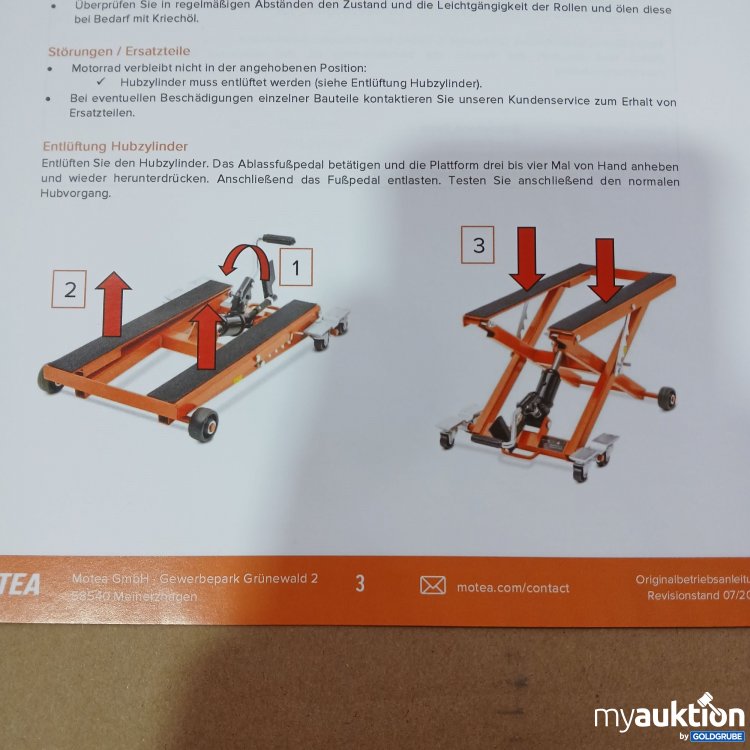 Artikel Nr. 978716 Artikel Nr. 978716: ConStands Midlift XL Hebebühne, Art.No.constands-midlift-r/112207