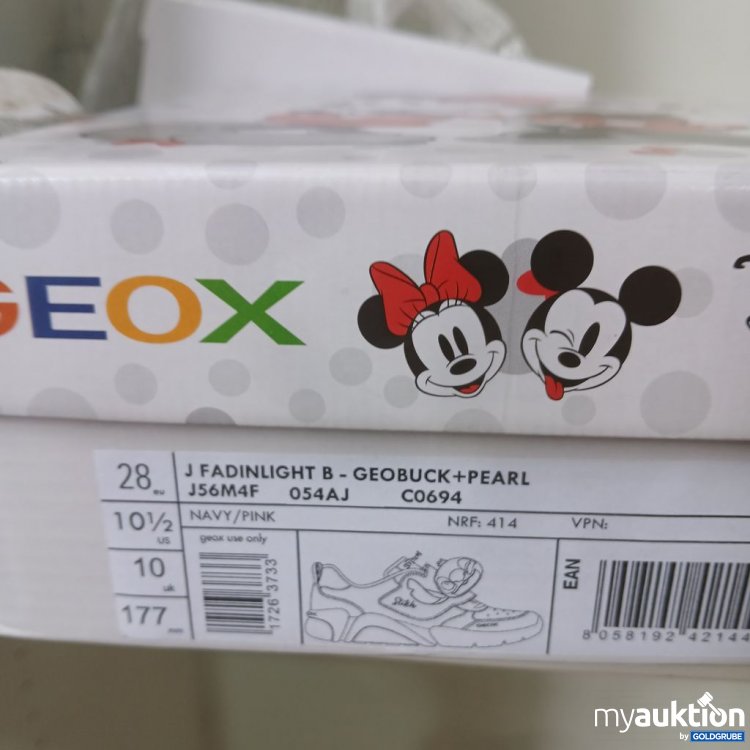 Artikel Nr. 983716: Geox Stitch Sneakers J Fadinlight B Geobuck+Pearl