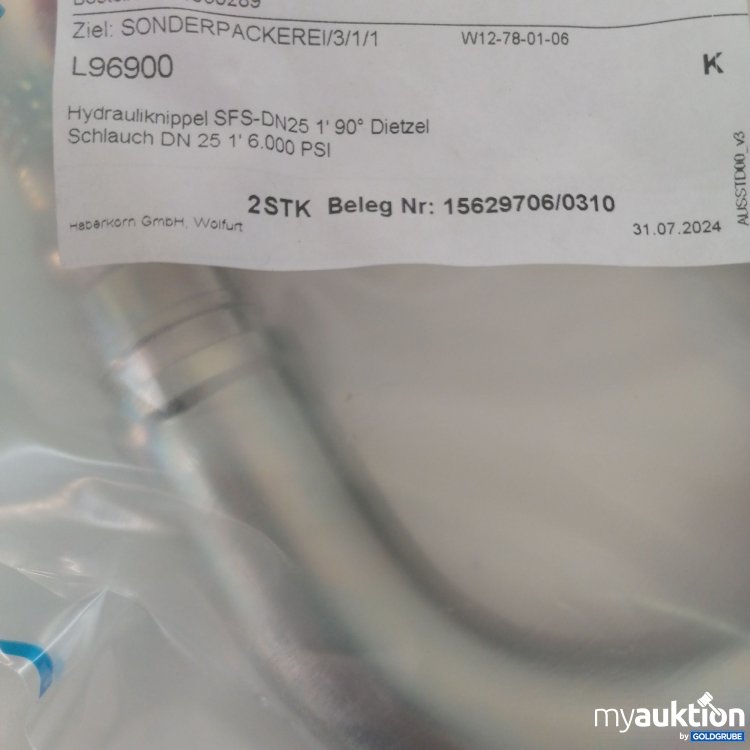 Artikel Nr. 355717 Artikel Nr. 355717: Hydrauliknippel DN25