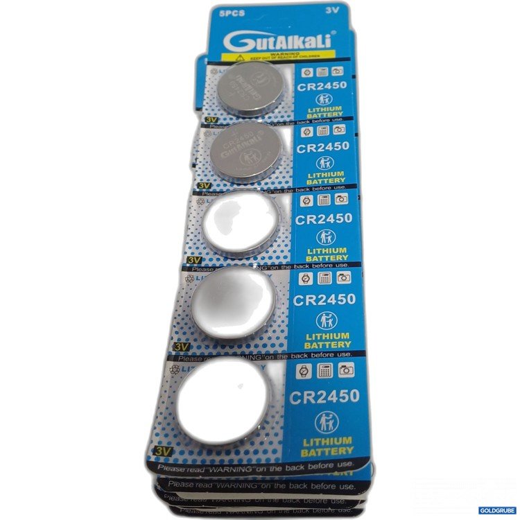 Artikel Nr. 884717: GutAlkali Batterien CR2450, 40Stk.