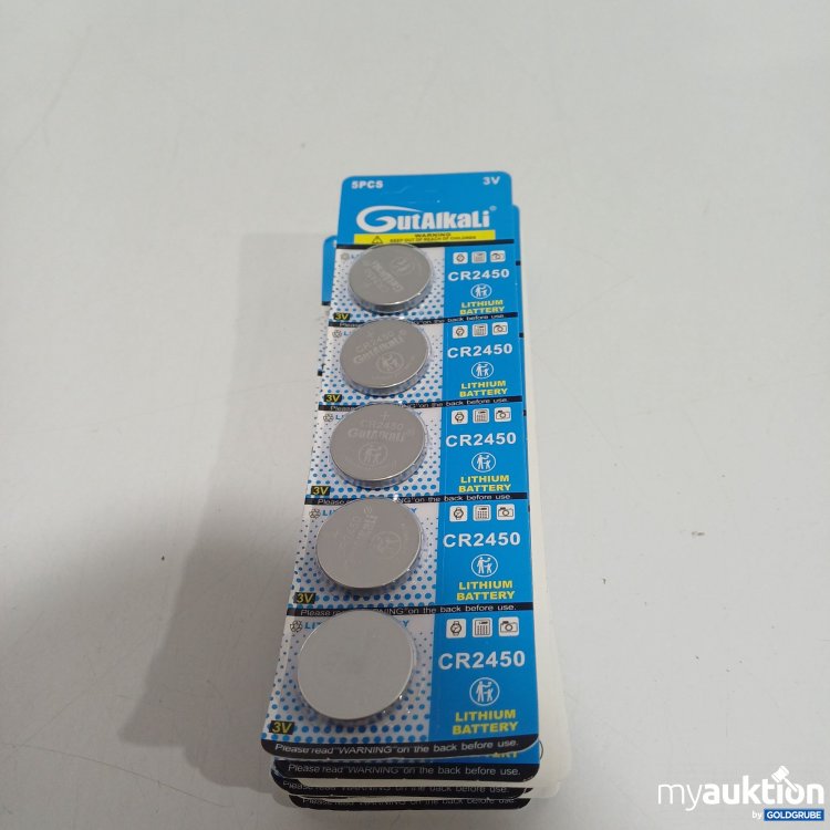 Artikel Nr. 884717: GutAlkali Batterien CR2450, 40Stk.