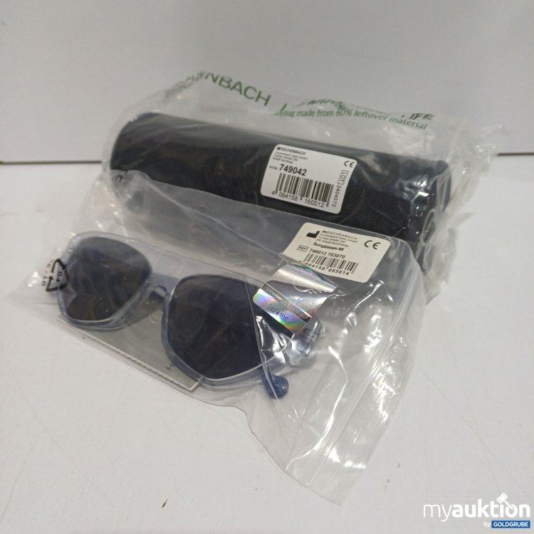 Artikel Nr. 894717: Eschenbach Sonnenbrille tranparent blau, mit Etui schwarz