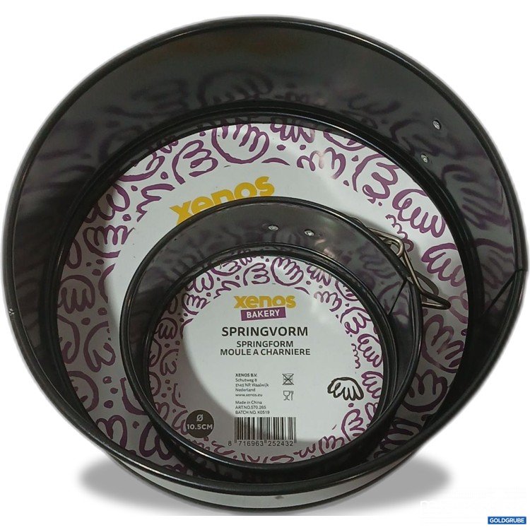 Artikel Nr. 929717: Xenos Bakery Springformen, ca 10cm Durchmesser & ca 17,5cm Durchmesser