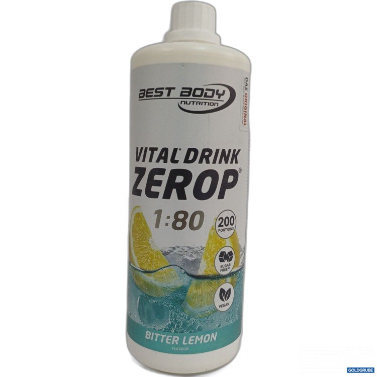 Artikel Nr. 962717: Best Body Vital Drink Zerop 1:80 Bitter Lemon Flavour 1000ml 