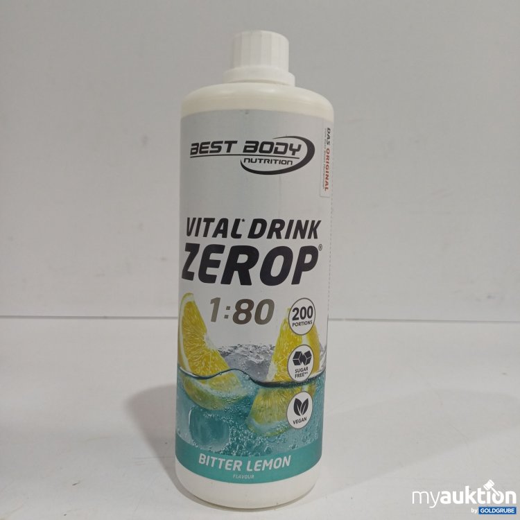 Artikel Nr. 962717: Best Body Vital Drink Zerop 1:80 Bitter Lemon Flavour 1000ml 