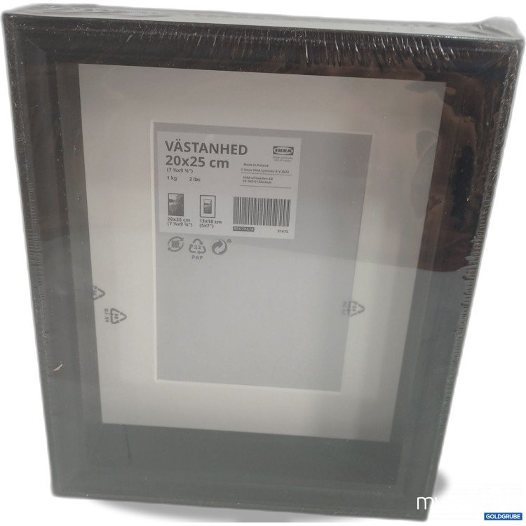 Artikel Nr. 998717: Ikea Västanhed Bilderrahmen schwarz 20x25cm 