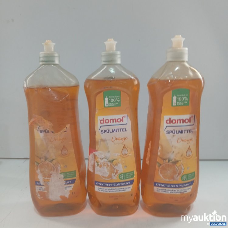 Artikel Nr. 460718 Artikel Nr. 460718: domol Spülmittel Orange 3x1L