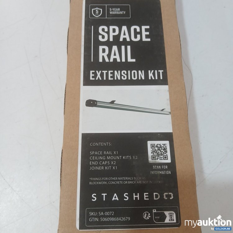 Artikel Nr. 471718 Artikel Nr. 471718: Stashed Space Rail Ceiling Mounted Kit Extension