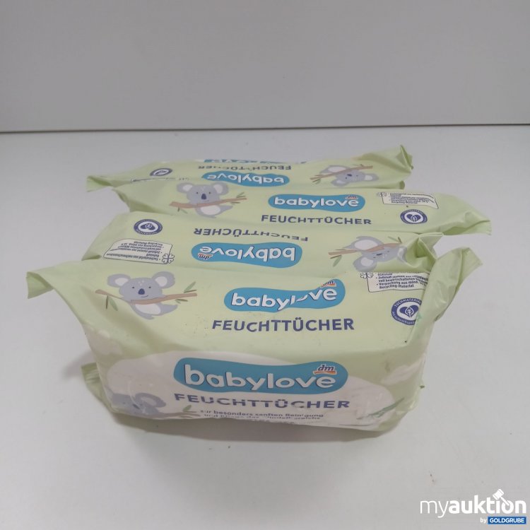 Artikel Nr. 848718: Babylove Feuchttücher 4er Pack x80 Tücher 