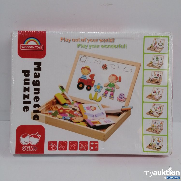 Artikel Nr. 856718 Artikel Nr. 856718: Wodden Toys Magnetic Puzzle
