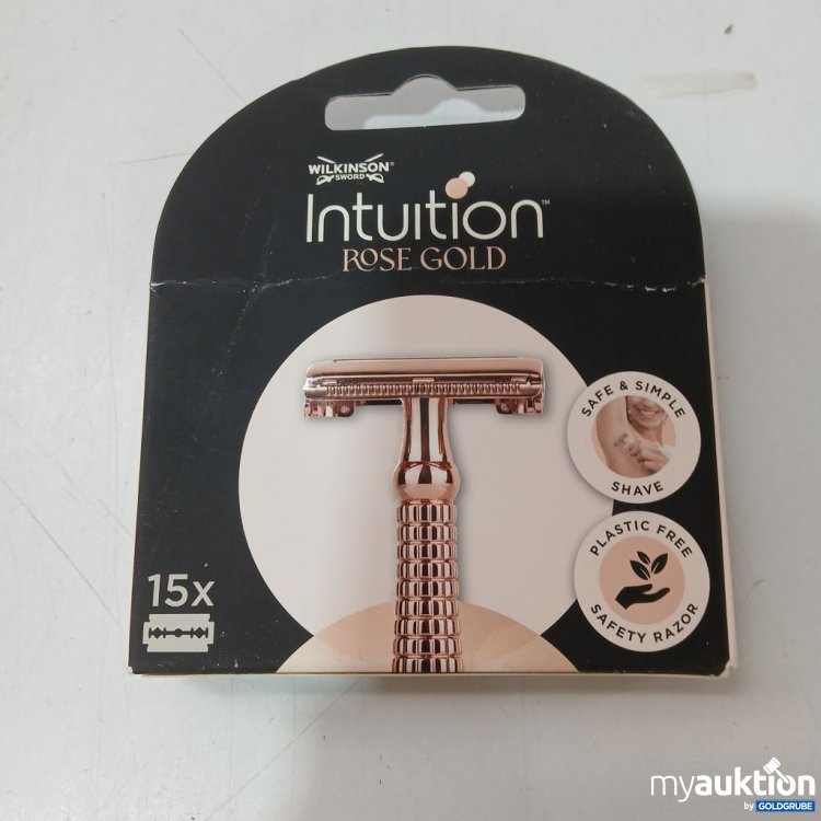Artikel Nr. 918718 Artikel Nr. 918718: Wilkinson Intuition Rose Gold Sicherheitsrasierer 15x