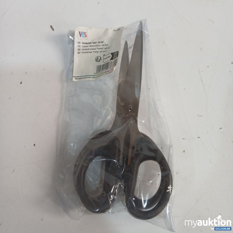 Artikel Nr. 951718: VBS Bastelschere Spitz 2er Set 