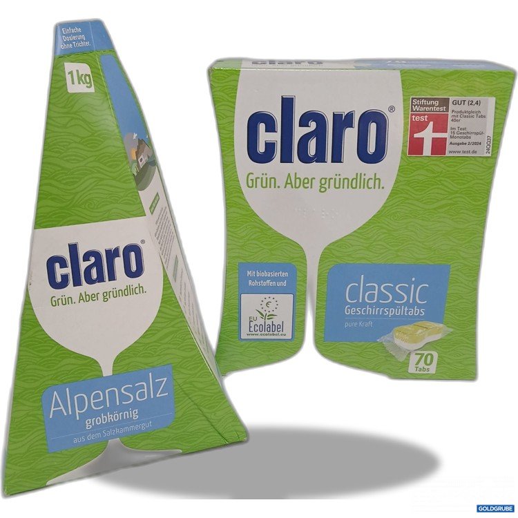 Artikel Nr. 957718: Claro Alpensalz 1kg  und Geschirrspültabs 70stk 