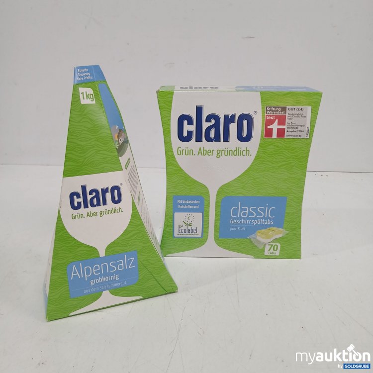 Artikel Nr. 957718: Claro Alpensalz 1kg  und Geschirrspültabs 70stk 